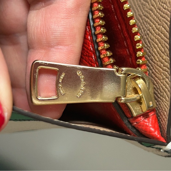 Coach Mollie Tote with Cherry Heart Print on Canvas HTF - Picture 9 of 16